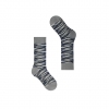 Calza Corta Navy Streak - Pewter