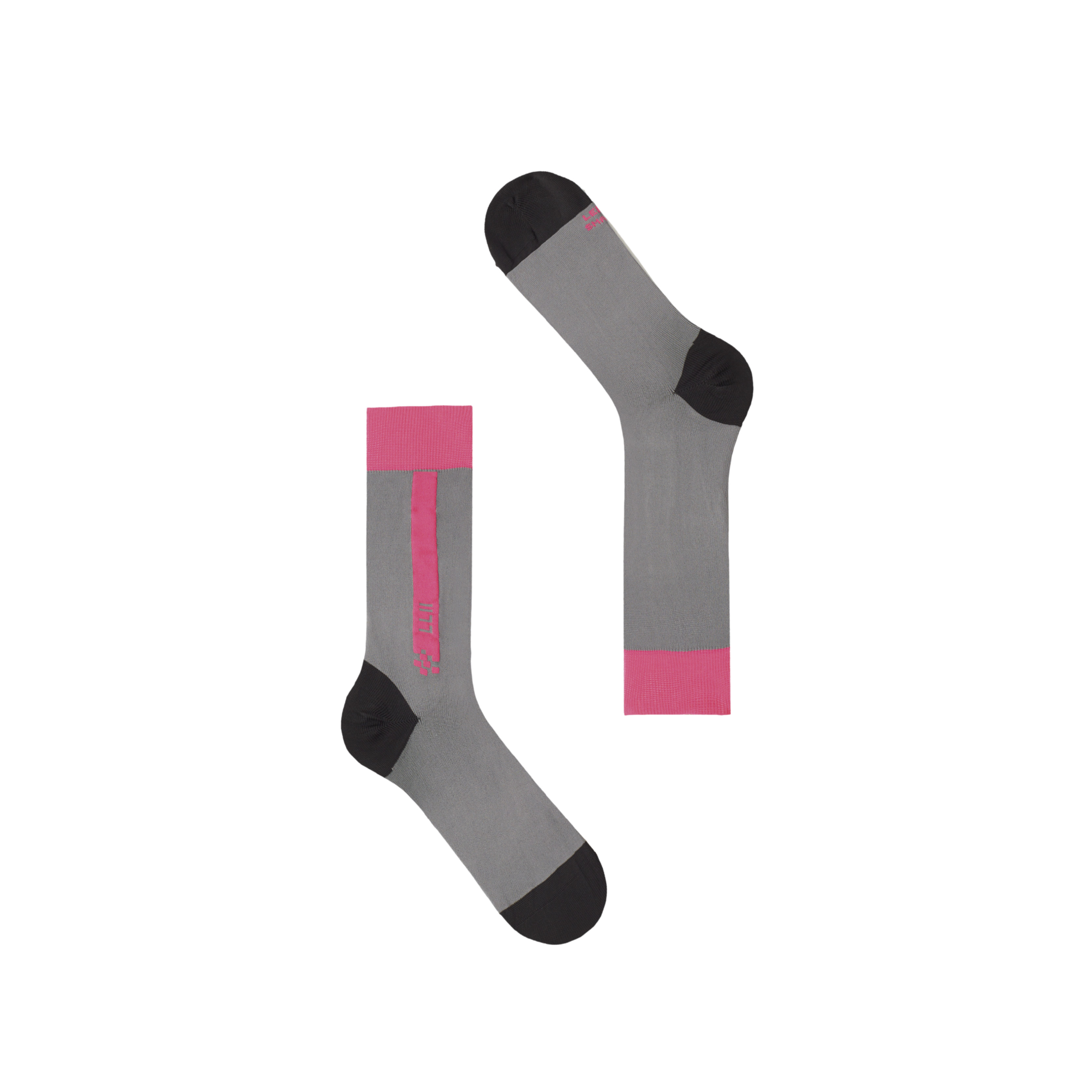 Calza Corta Side Blocks - Pewter Raspberry