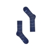 Calza Corta - Piquet Stripes - Navy