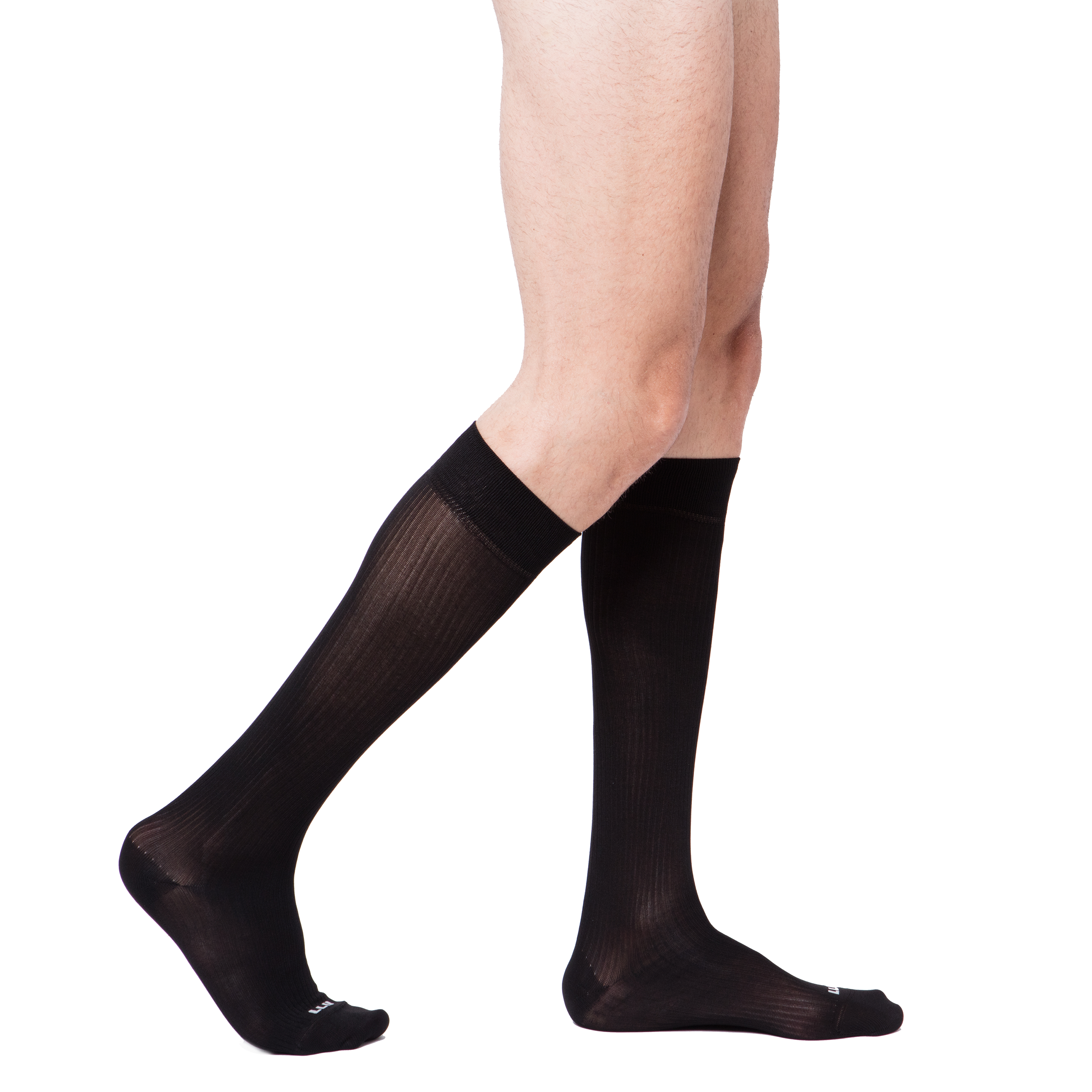 Telliswelt Reggicalze Uomo Extra Lunghi – Nero, Regolabili Da 23,5 A 70 Cm – Prodotto In Europa