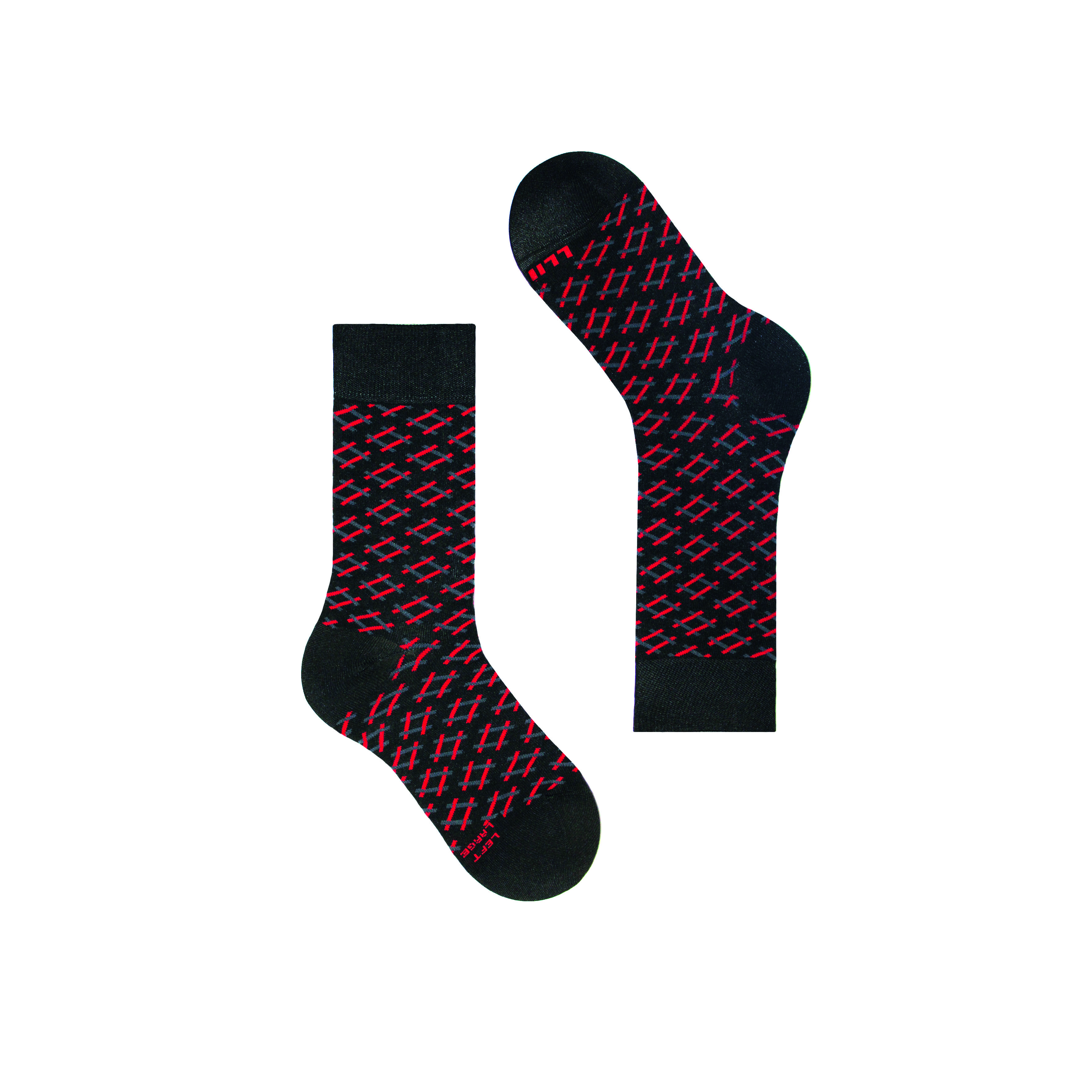 Calza Corta Lines - Cherry