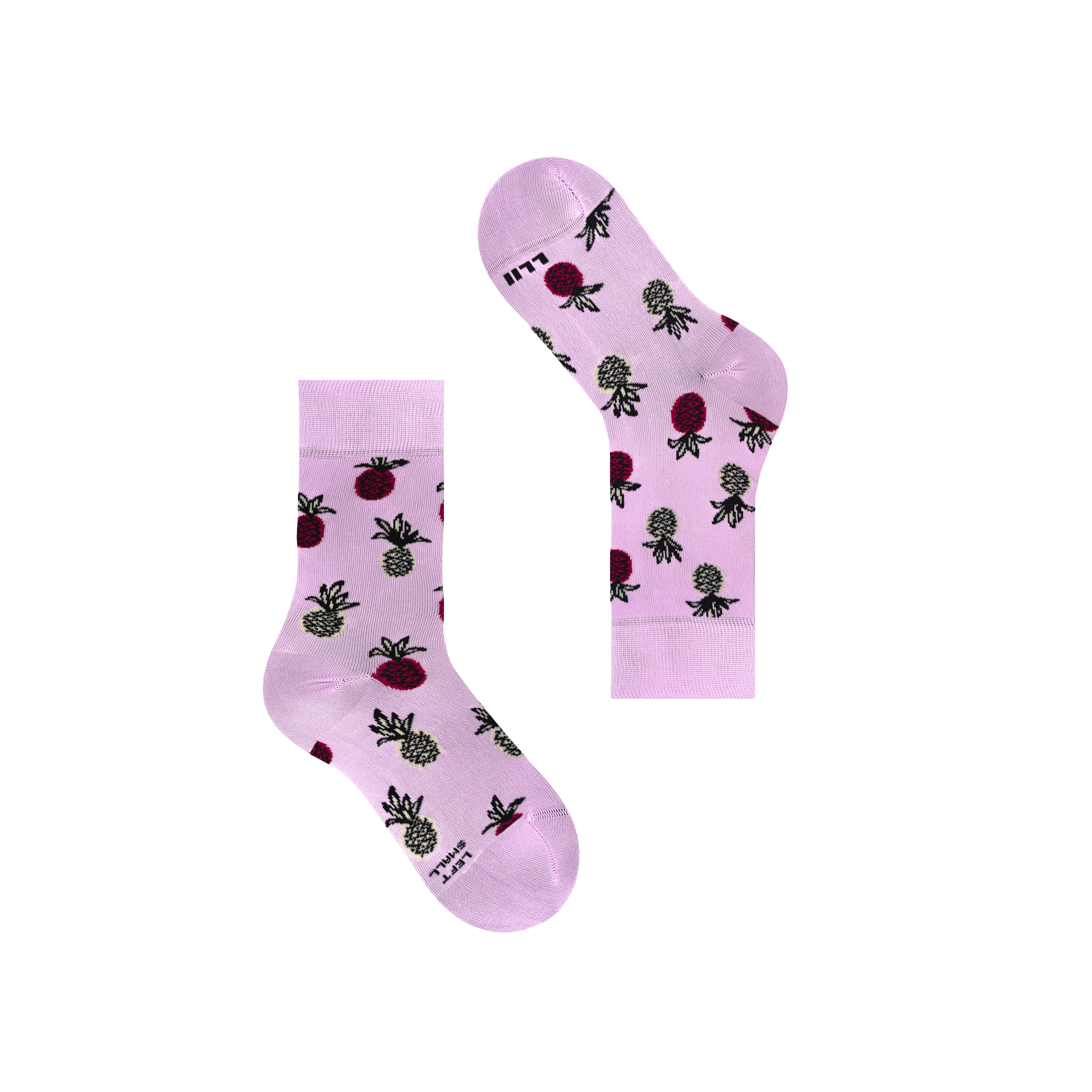 Calza Corta Pineapple- Violet