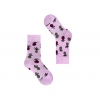 Calza Corta Pineapple- Violet