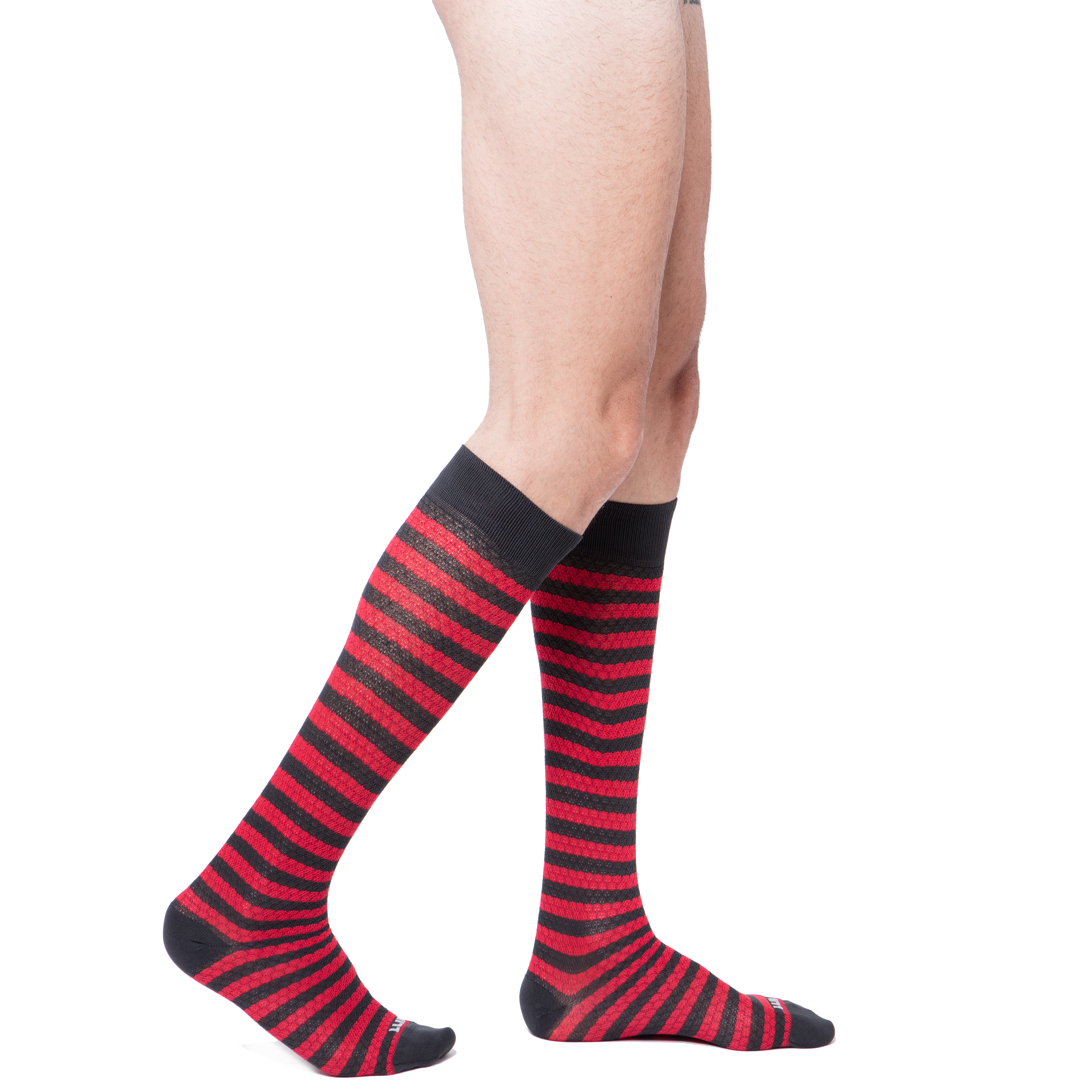 Calza Lunga Stripe Knit - Antracite
