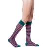 Calza Lunga Stripe Knit - Antracite