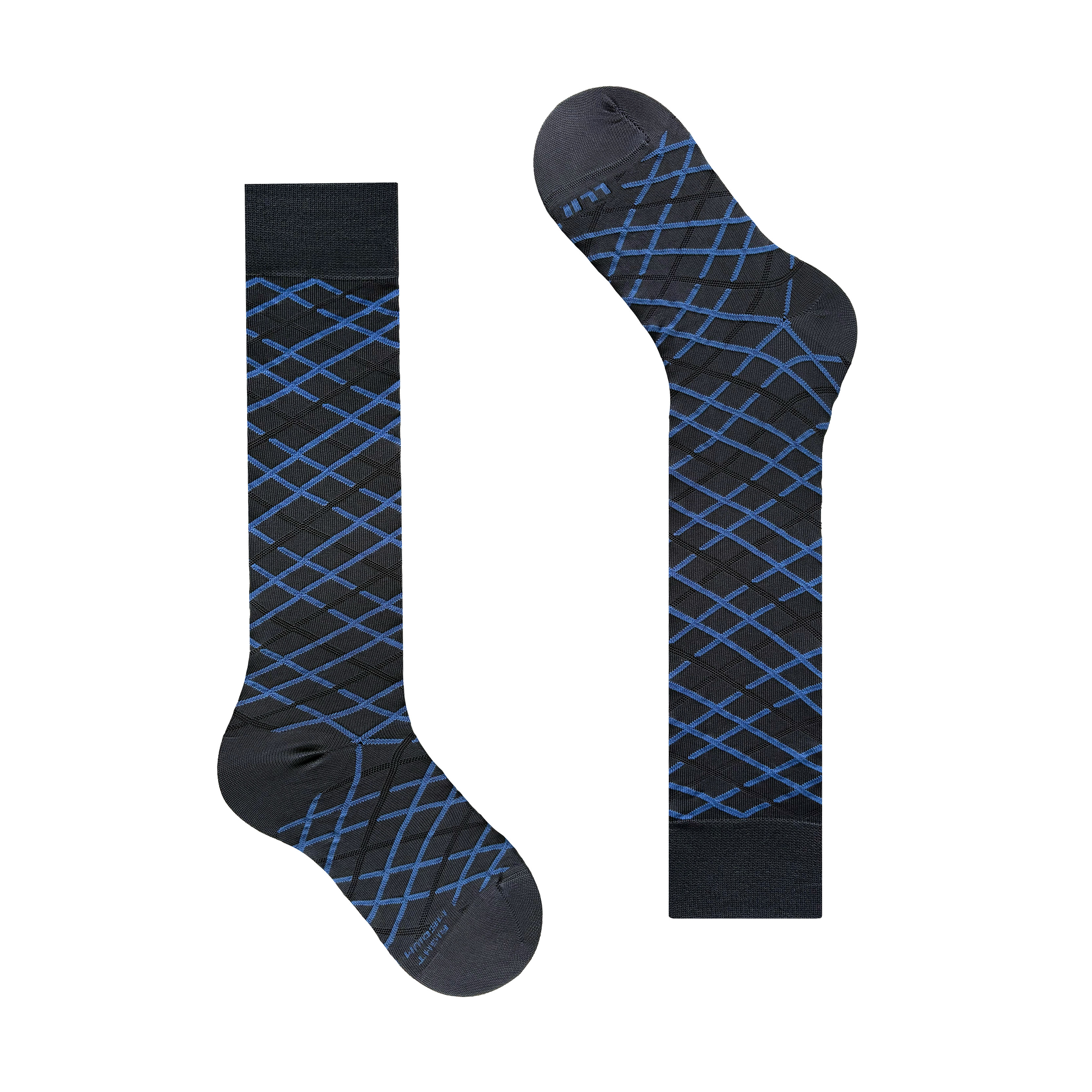 Calza Lunga Crisscross - Navy