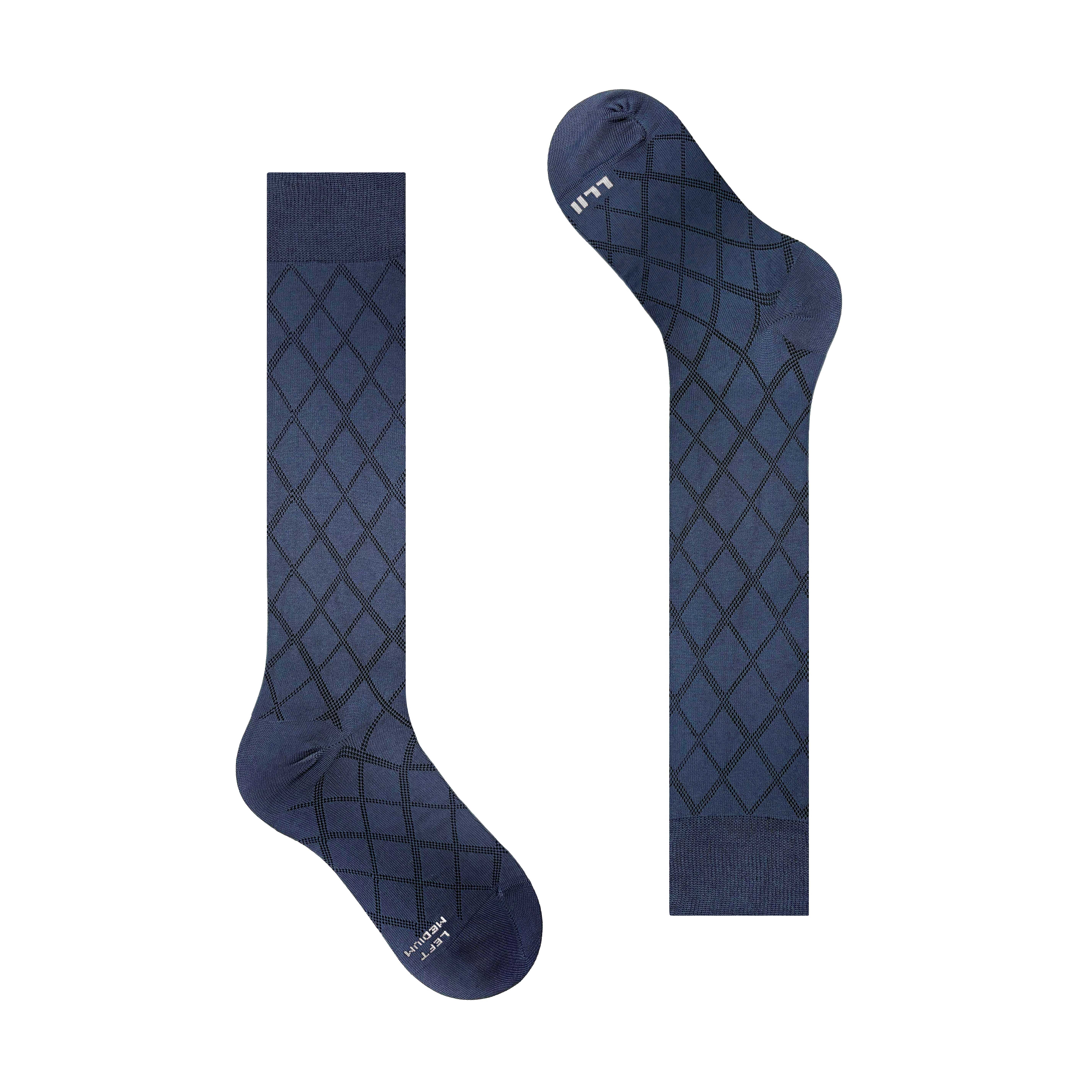 Calza Lunga Rhombus - Navy 