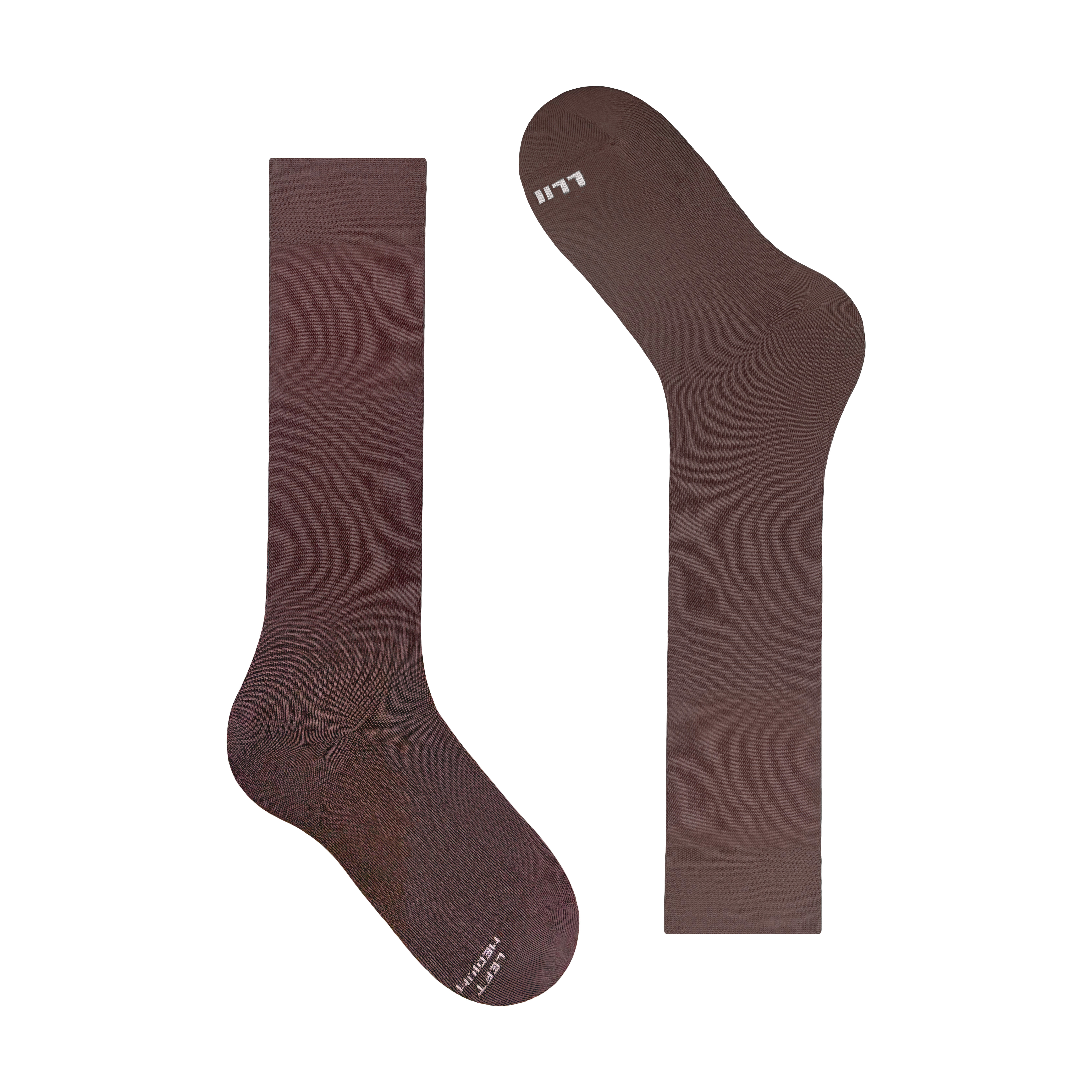 Calza Lunga PERFORMANCE Unicolor - Coffee 