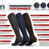 Calza Lunga PERFORMANCE Ribs - Ink
