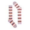 Calza Lunga Tone Stripes