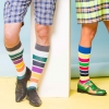 Calza Lunga Multi Stripes