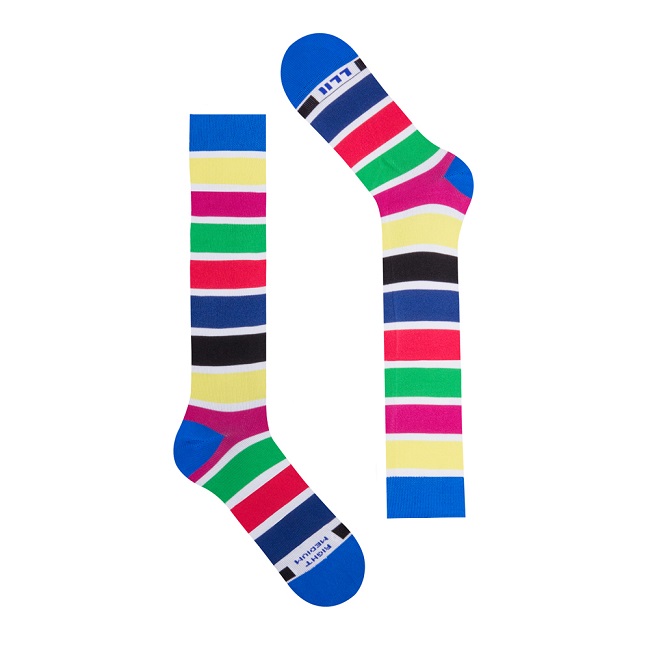Calza Lunga Multi Stripes