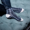 Calza Corta Wide pied poule