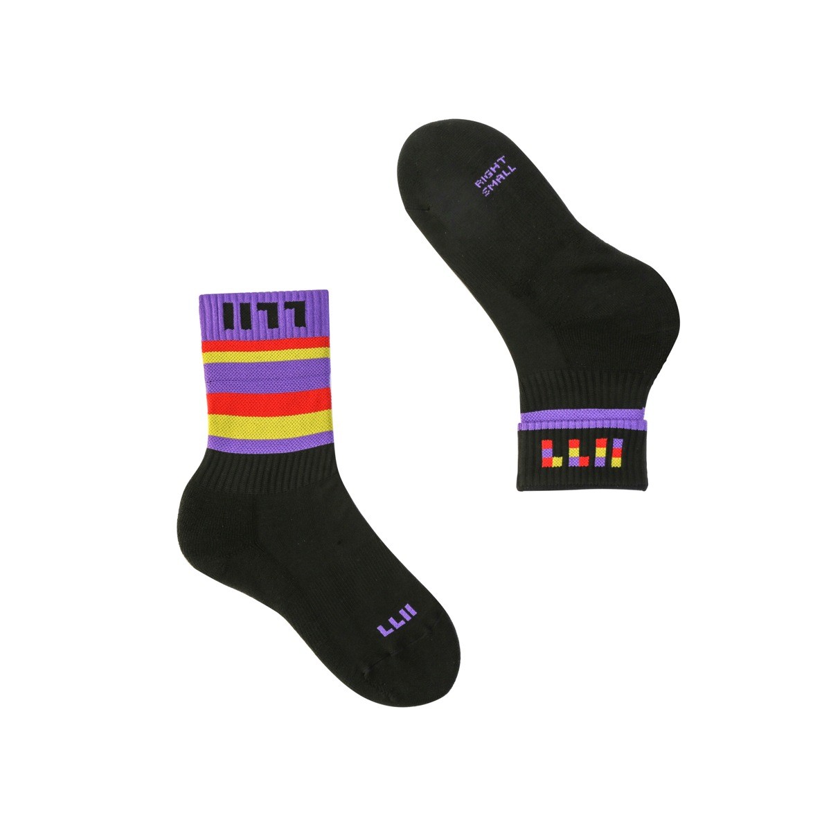 Active Socks Over Stripes